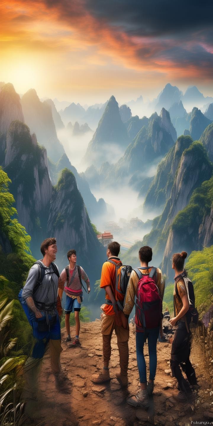 华山奇遇：外国朋友的“被忽悠”之旅🏔️